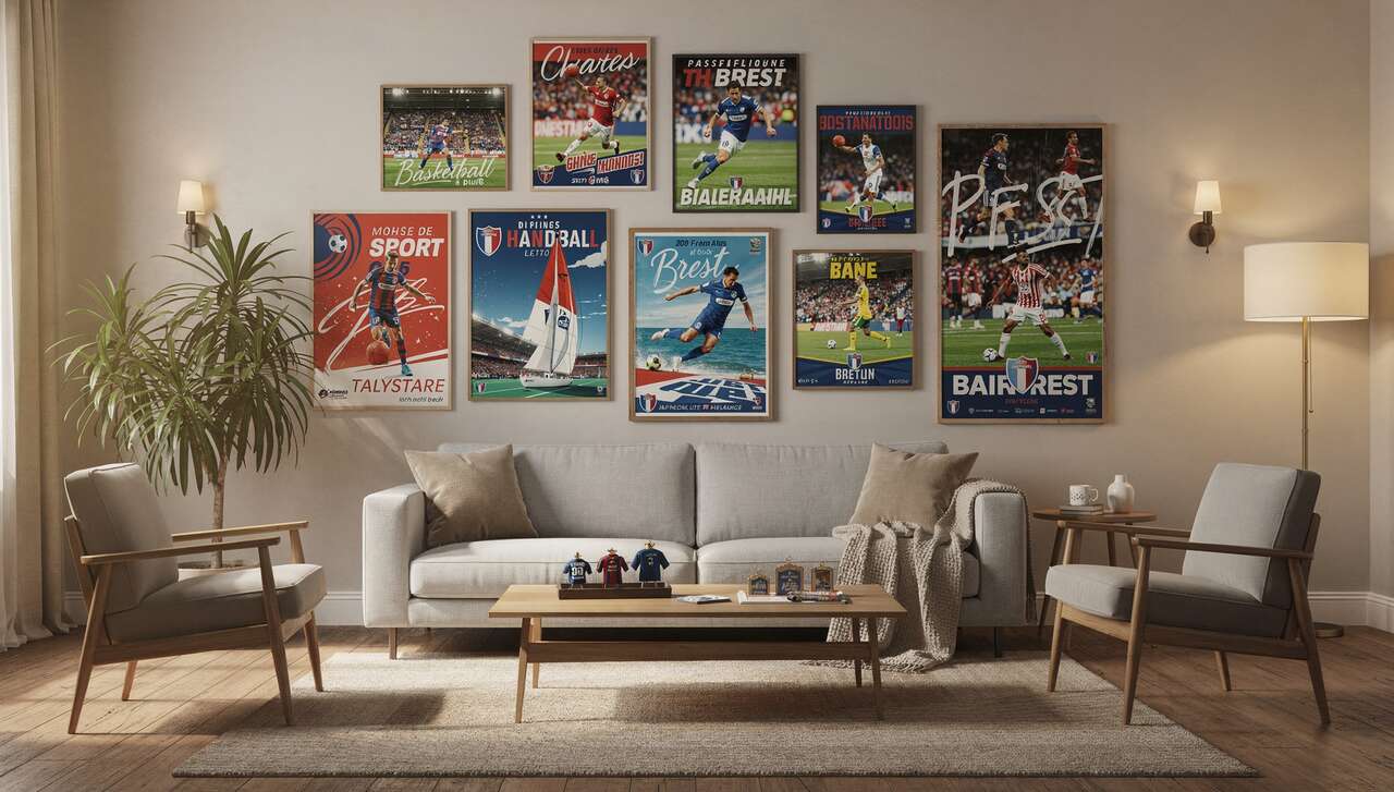 Les affiches de matchs : d&eacute;corer avec passion
