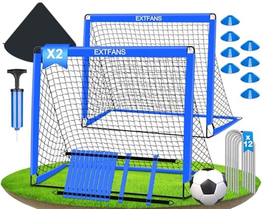 Test du kit d'entraînement de football enfant : buts pop-up et accessoires complets
