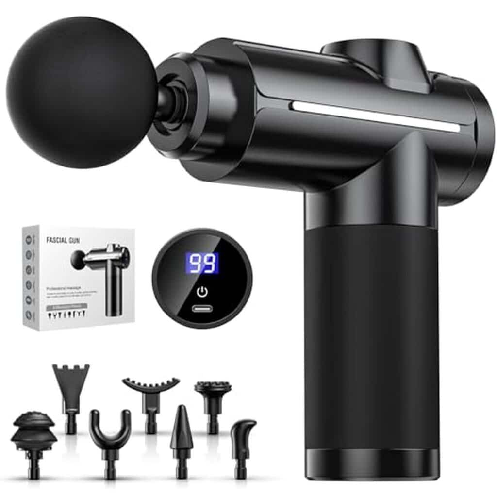 Test du pistolet de massage musculaire 32 niveaux : soulagement et performance