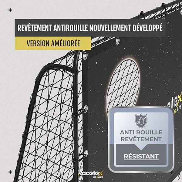 Découvrez notre test complet de la cage de foot Racetex avec cible intégrée et ancrage sécurisé pour améliorer vos performances sportives en toute sécurité.