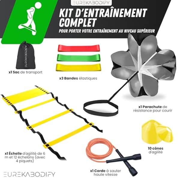 Découvrez notre analyse approfondie du kit d'entraînement Eureka Bodify : performance, agilité et résultats garantis pour booster vos séances de sport.