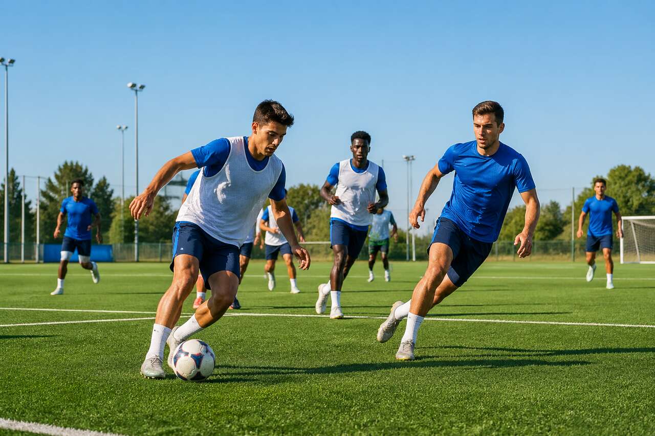 Échauffement technico-tactique inspiré du Real Madrid