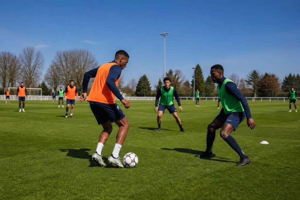 Entraînement technico-tactique au football : astuces et exercices