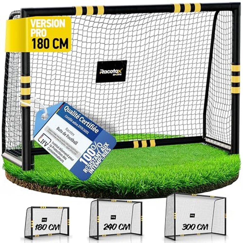Test : cage de foot Racetex enfant extérieur 180x120 cm