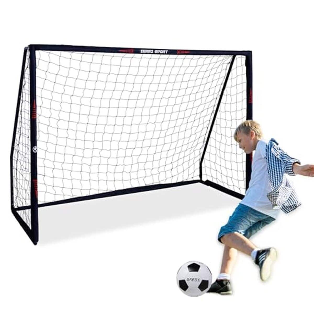 Test du but de foot Zerro 240x85x160cm pour entraînement et récréation