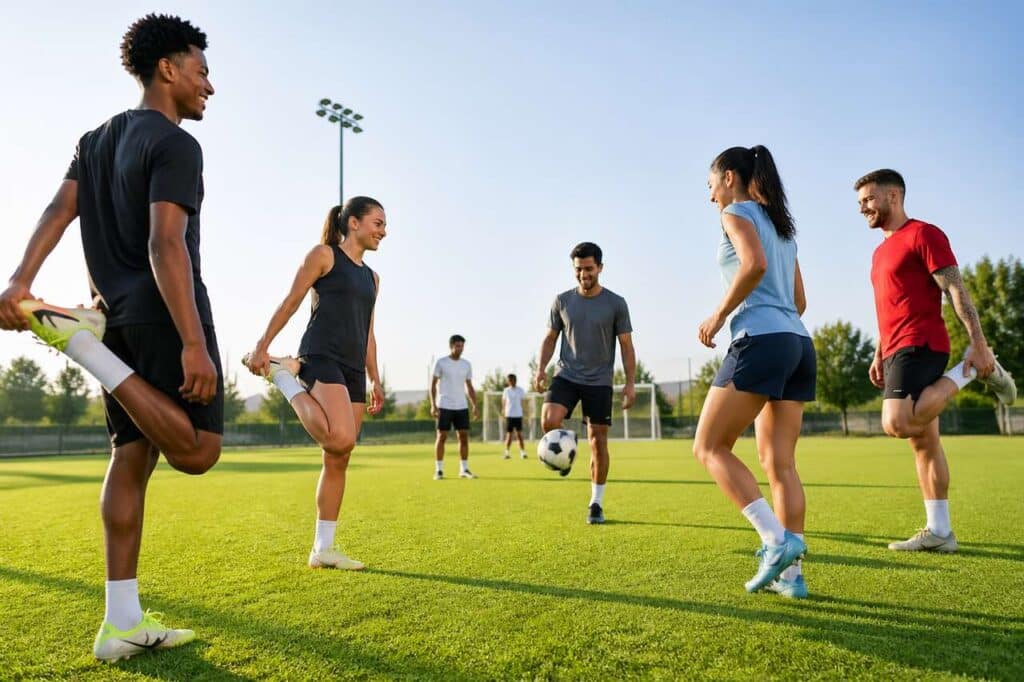 Échauffement ludique pour le football : conseils et exercices