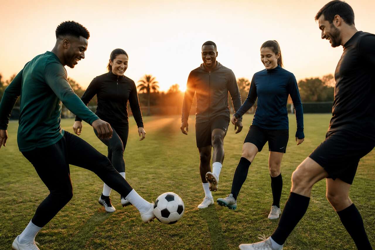 Exercices d'&eacute;chauffement avec ballon