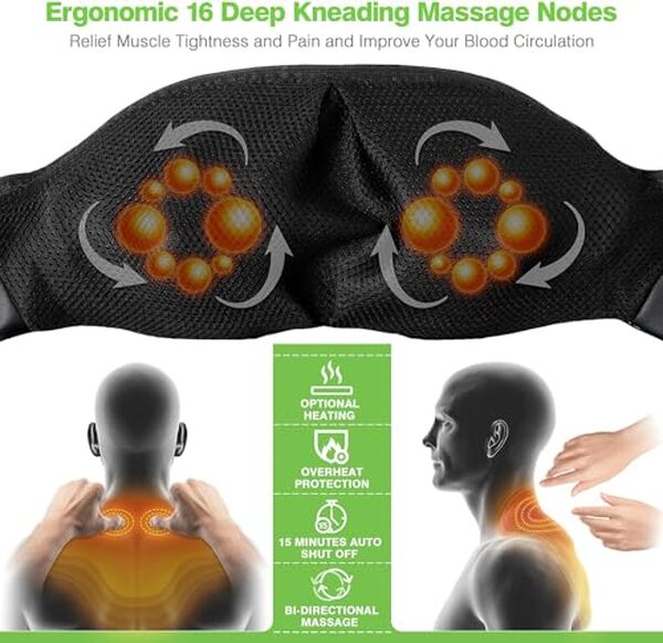 Explorez notre avis sur le masseur électrique Shiatsu, conçu pour apaiser les tensions cervicales et améliorer votre bien-être quotidien.