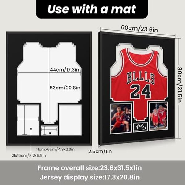 Découvrez notre test complet du cadre maillot en plexiglas incassable 80x60 cm : design élégant, protection optimale pour vos souvenirs sportifs.