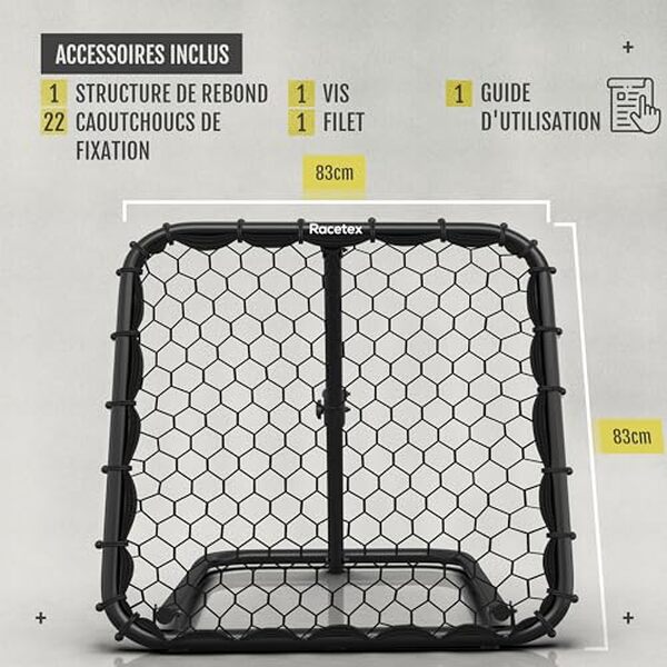 Le filet de rebond Racetex est l'outil idéal pour un entraînement flexible et efficace des jeunes footballeurs. Découvrez ses avantages et comment il améliore les performances.