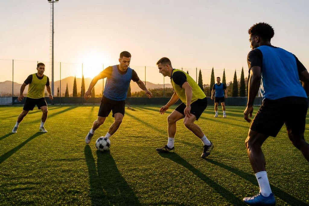 Jeu réduit et transition au football : techniques et stratégies