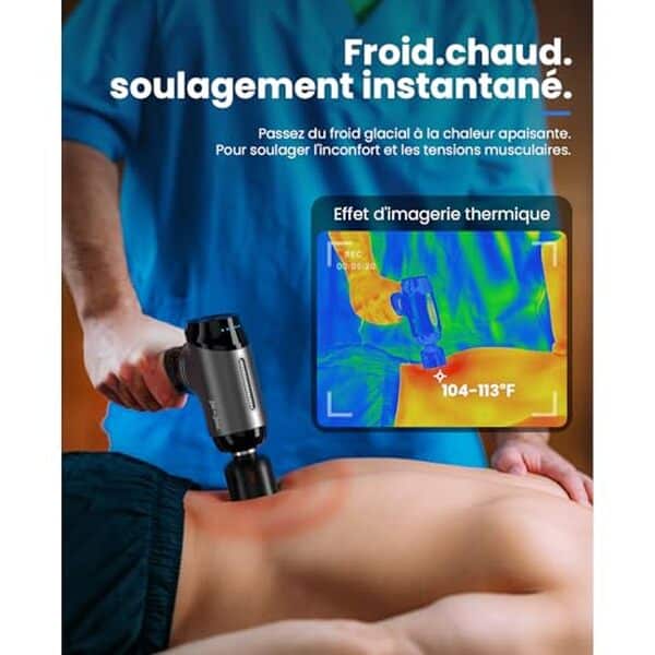 Découvrez notre test complet du pistolet de massage bob and brad T2 Pro : un allié idéal pour soulager les douleurs musculaires grâce à sa technologie thermique innovante.