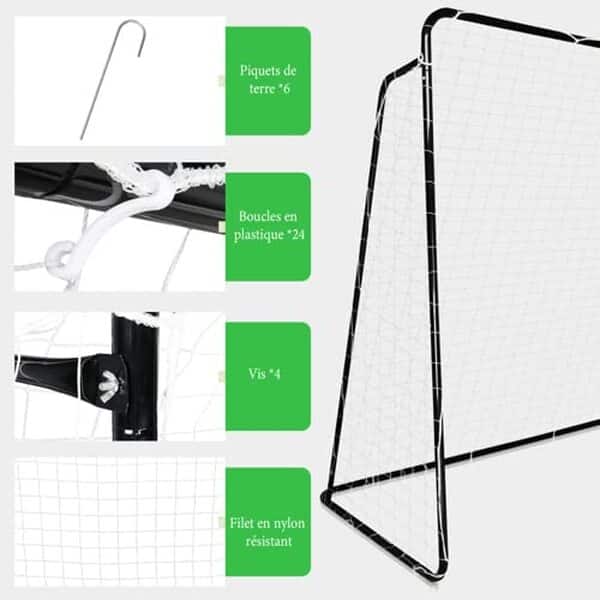 Découvrez notre test complet du but de football portable en acier galvanisé LALAHO : un équipement robuste, facile à transporter et idéal pour tous les terrains.