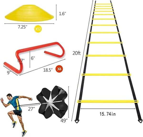 Découvrez notre test détaillé de l'ensemble d'entraînement de vitesse et agilité : performances, efficacité et résultats pour progresser rapidement.