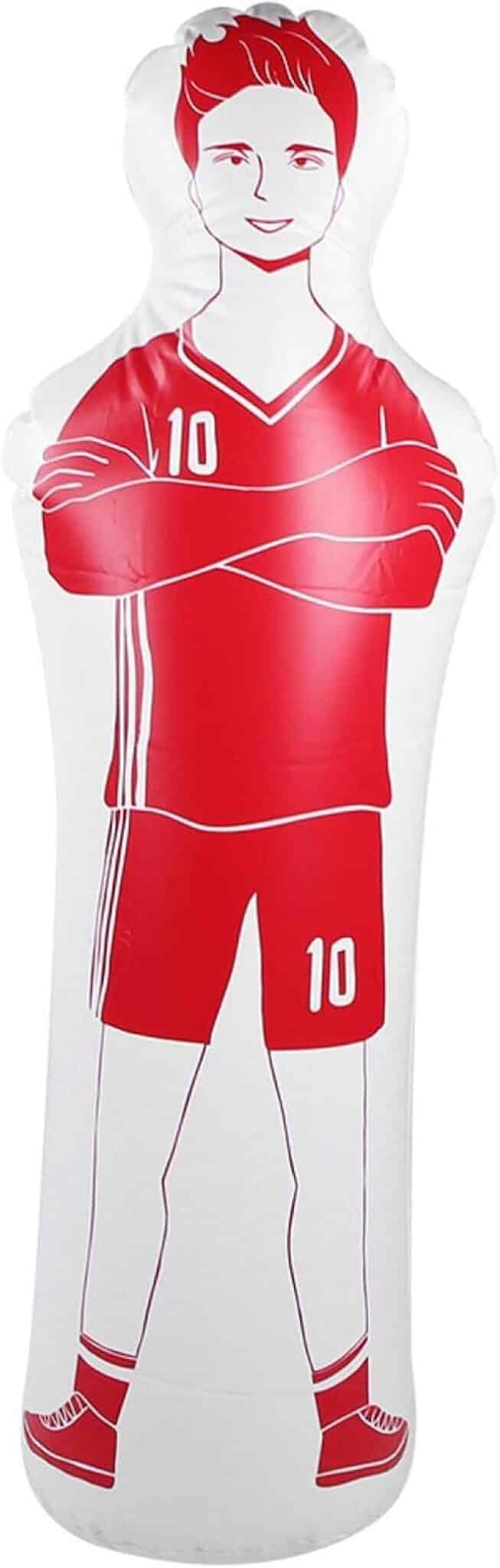 Avis et test du mannequin de football gonflable 40 x 160 cm rouge