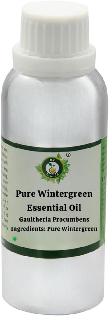 Test de l'huile essentielle de wintergreen R V Essential 1250ml : pure et naturelle