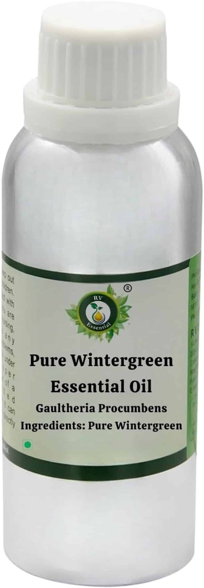 Test de l'huile essentielle de wintergreen R V Essential 1250ml : pure et naturelle