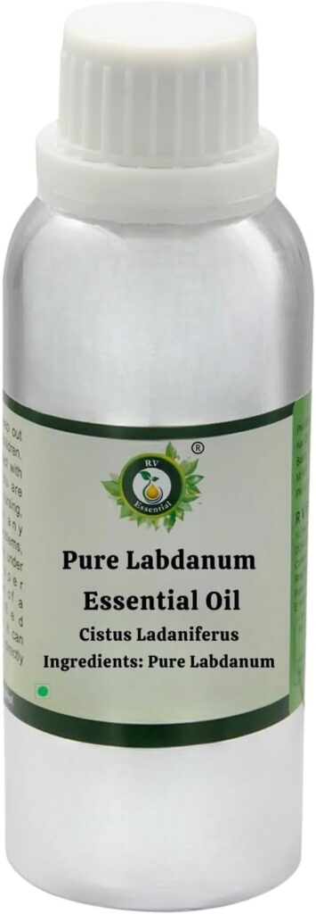 Test de l'huile essentielle pure de labdanum RV Essential 300 ml