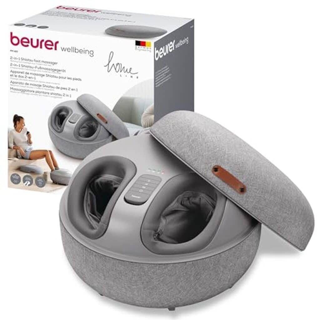 Test du Beurer FM 120 : massage shiatsu pour les pieds et tabouret chic