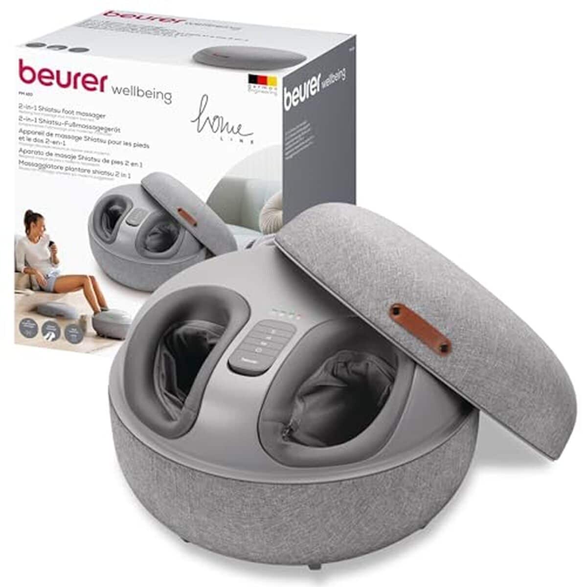Test du Beurer FM 120 : massage shiatsu pour les pieds et tabouret chic