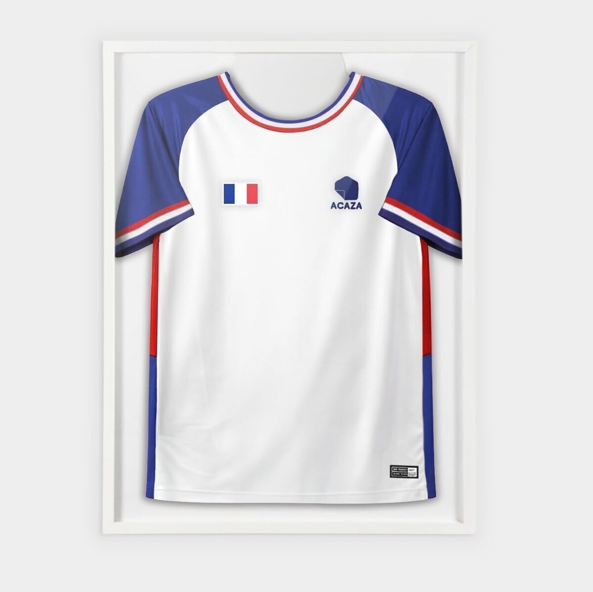 Test du cadre maillot de foot ACAZA 60x80 cm blanc