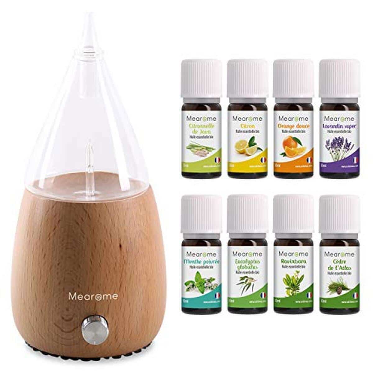 Test du diffuseur nébuliseur Mearome et huiles essentielles bio