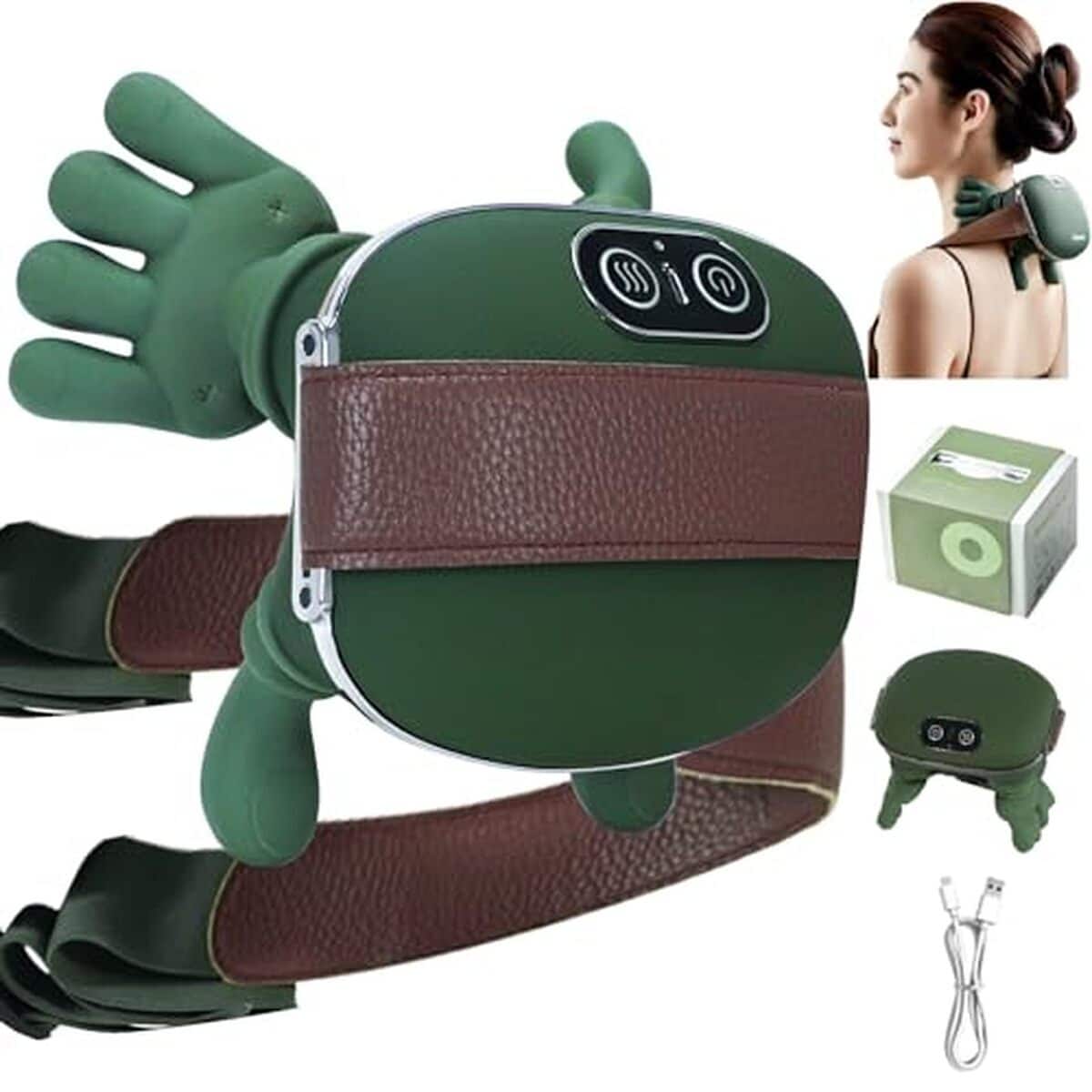 Test du masseur cervical sans fil ideallife 4D avec chaleur et ergonomie