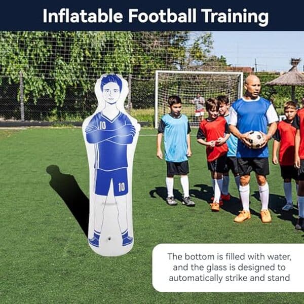 Découvrez notre test complet du gardien de but gonflable equlup 40x160 cm : caractéristiques, avantages et performance pour vos séances d'entraînement au football.