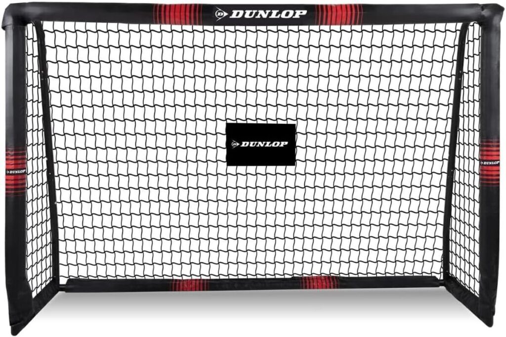 Test : cage de foot Dunlop 180 x 120 cm, performance et montage rapide