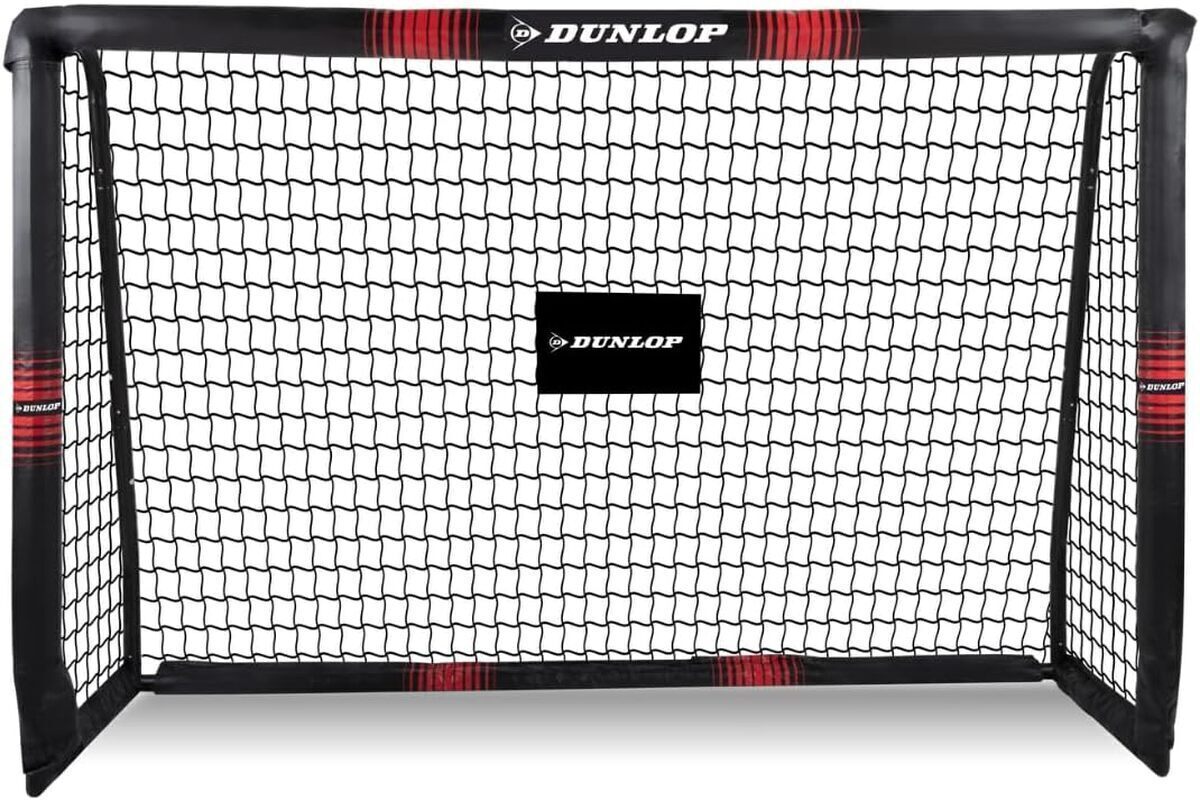 Test : cage de foot Dunlop 180 x 120 cm, performance et montage rapide