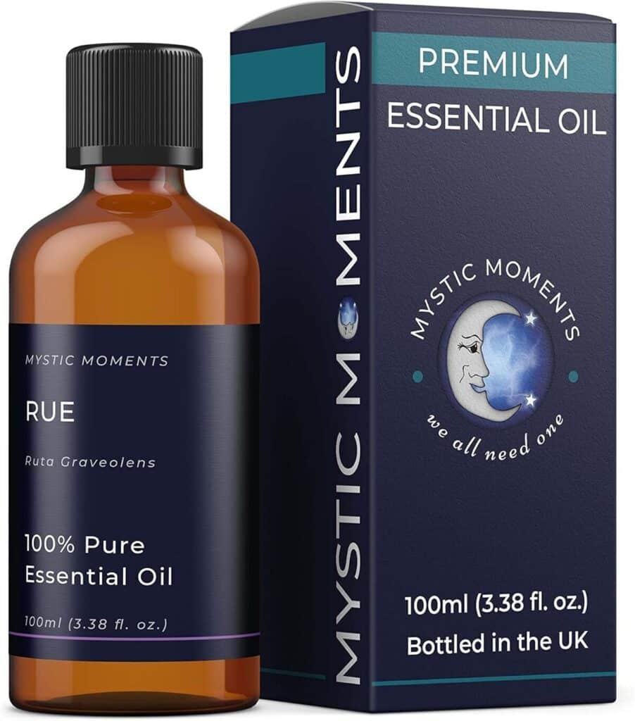 Test de l'huile essentielle de rue Mystic Moments : pureté à 100 %