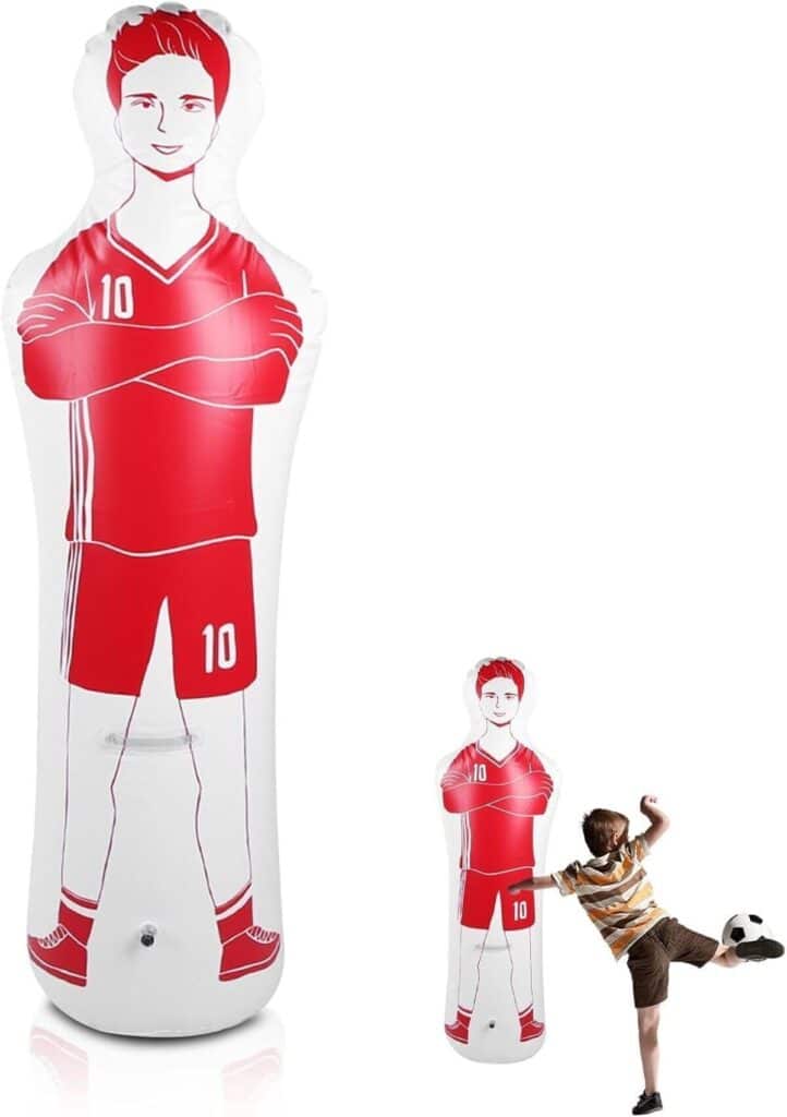 Test des mannequins de football gonflables 2Pcs Guardian (rouge)