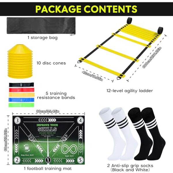 Découvrez notre guide complet du meilleur kit d'entraînement de football pour développer votre agilité et améliorer vos performances sur le terrain.