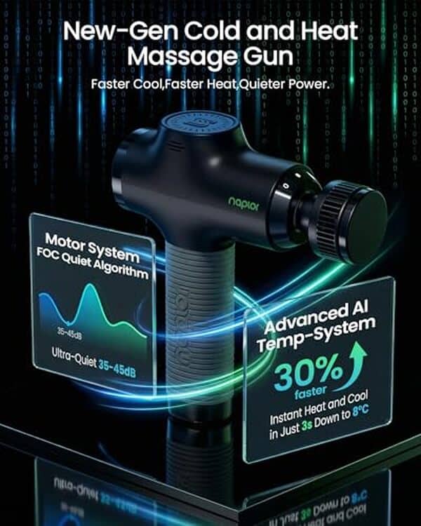 Découvrez notre test détaillé du pistolet de massage Naplor : performance, silence et efficacité pour soulager vos douleurs musculaires. Avis complet et honnête.