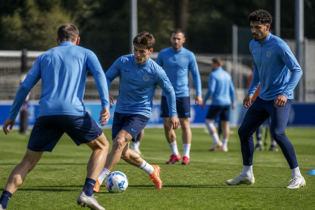 Exercice de passes courtes au Hertha Berlin : améliorez votre technique