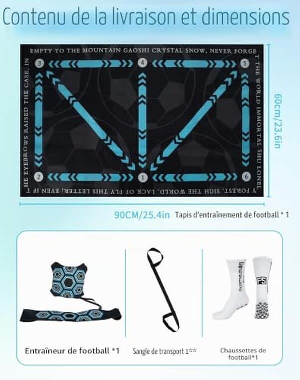 Découvrez notre test détaillé du tapis d'entraînement foot pour enfant avec tous ses accessoires. Conseils, avis et guide d'achat pour développer les talents de votre enfant.