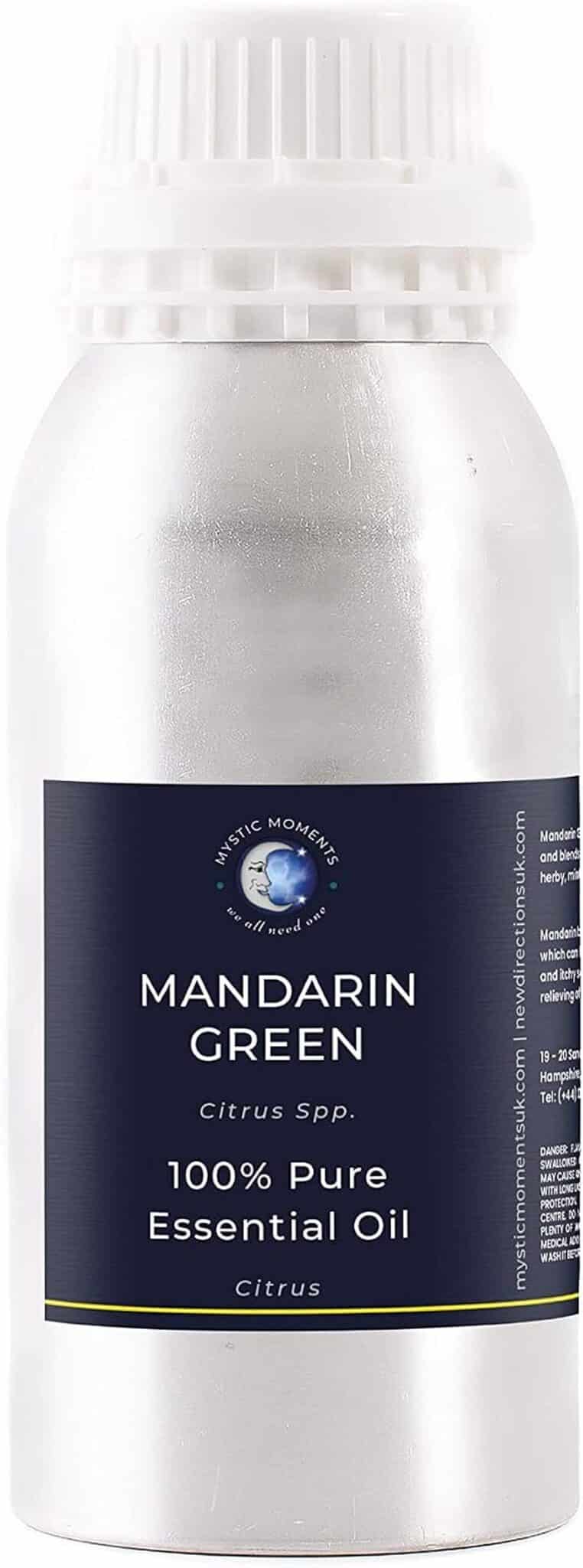 Test de l'huile essentielle vert mandarine Mystic Moments : pureté pour aromathérapie