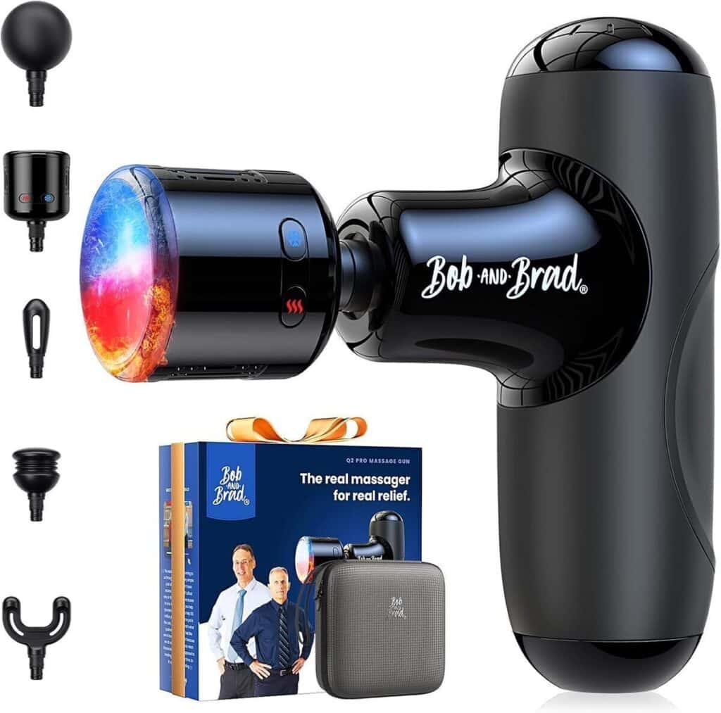 Test du BOB AND BRAD Q2 Pro : pistolet de massage avec fonction chaud/froid