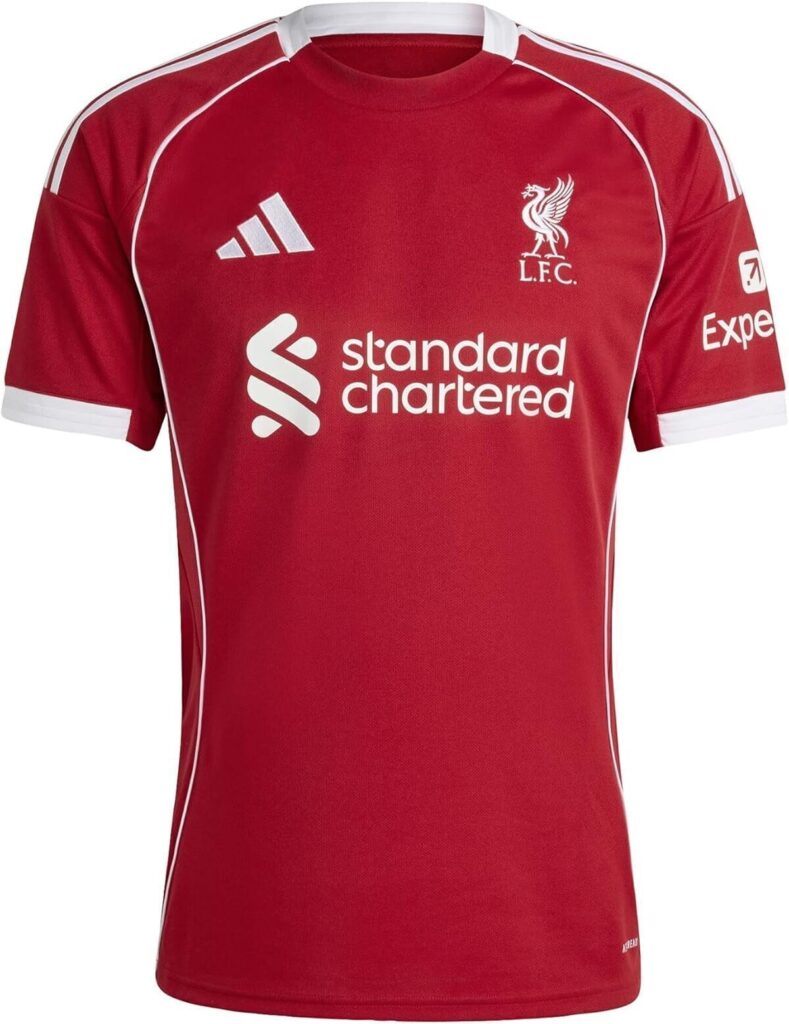 Test : maillot domicile Liverpool FC 25/26 Adidas