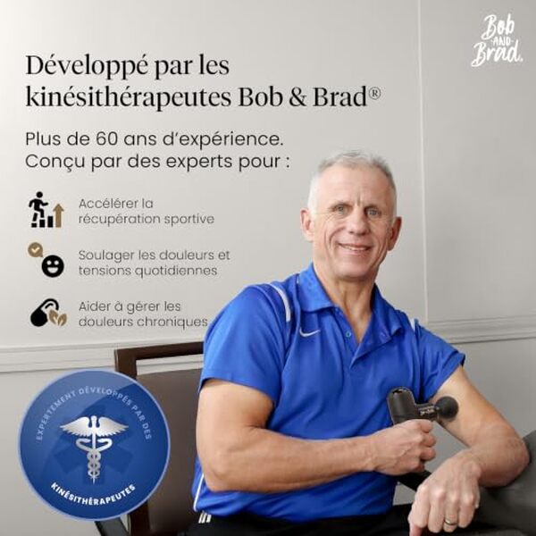 Avis détaillé du pistolet de massage Bob and Brad Q2 Mini : découvrez sa puissance, sa portabilité et son efficacité pour soulager vos muscles.