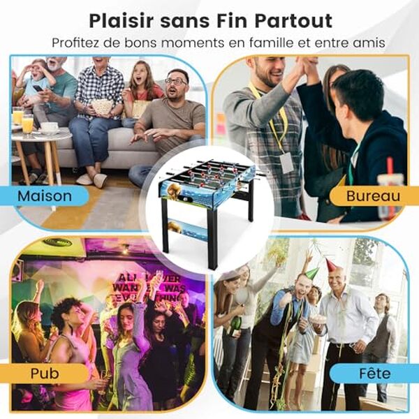 Découvrez notre test détaillé du baby-foot sur table Goplus : performances, qualité, avantages et inconvénients pour bien choisir votre table de jeu.