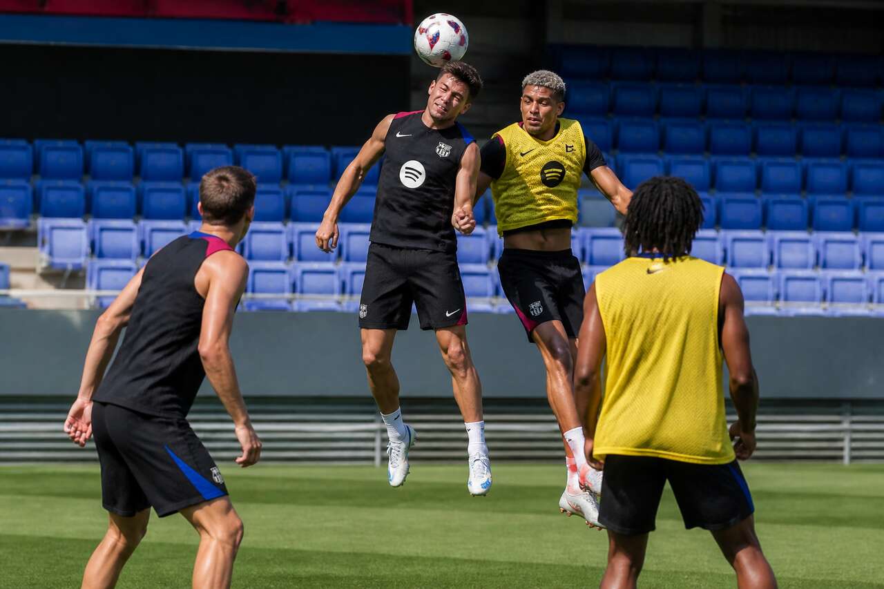 Entraînement FC Barcelone : optimiser les duels aériens offensifs