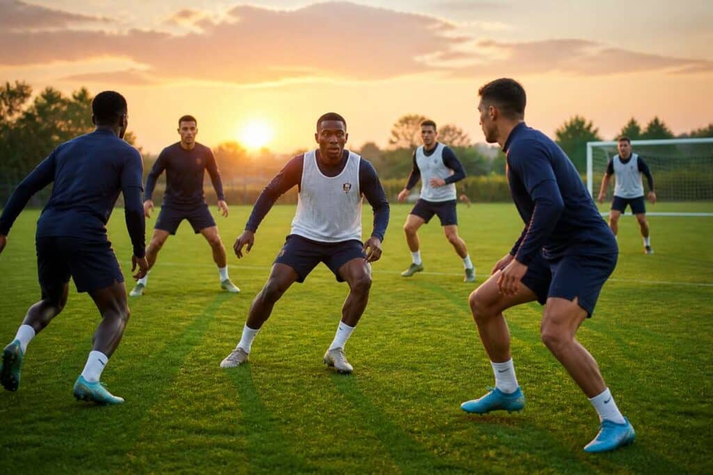 Exercice tactique : optimiser le repli défensif au football