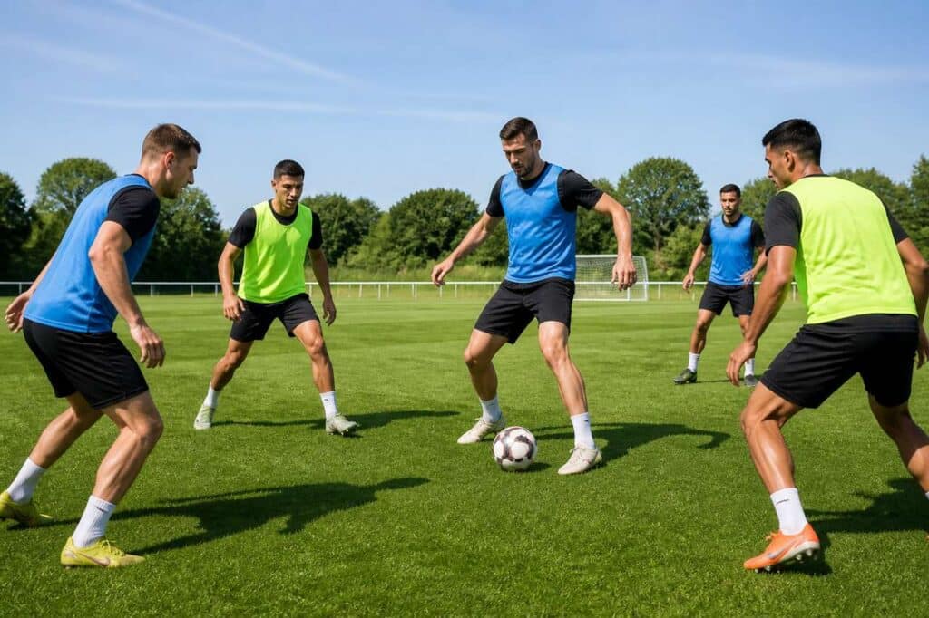 Rondo échauffement football : techniques et astuces