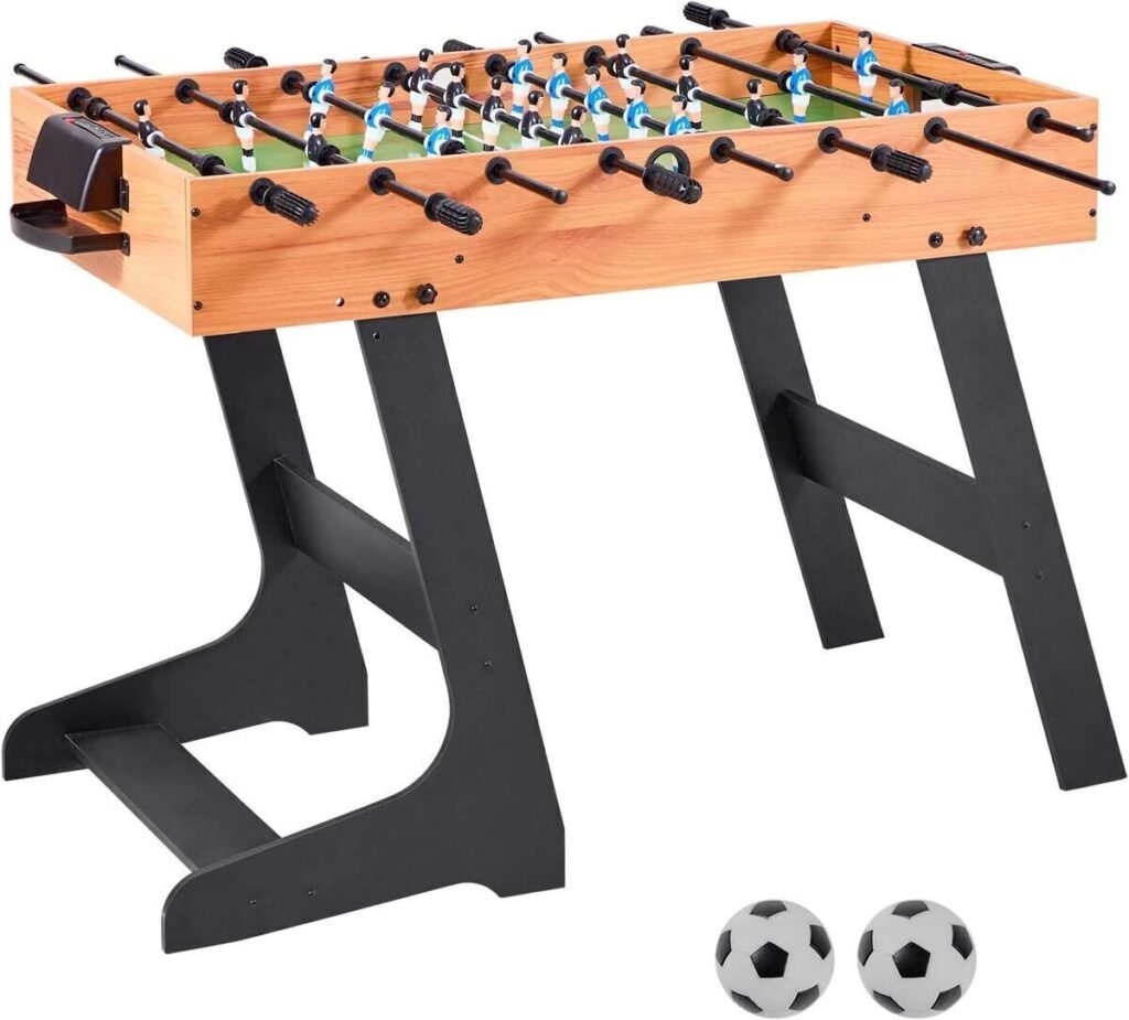 Test de la table de baby-foot pliable Vevor 106, 5 cm