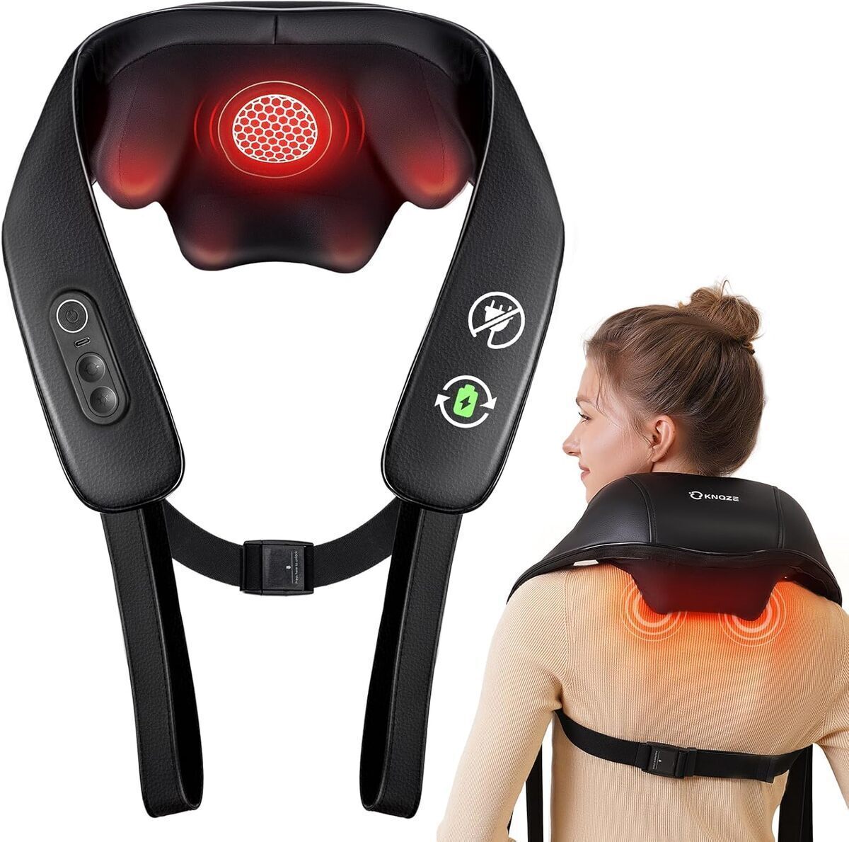 Test du masseur KNQZE : soulagement 4D du dos et cervicales