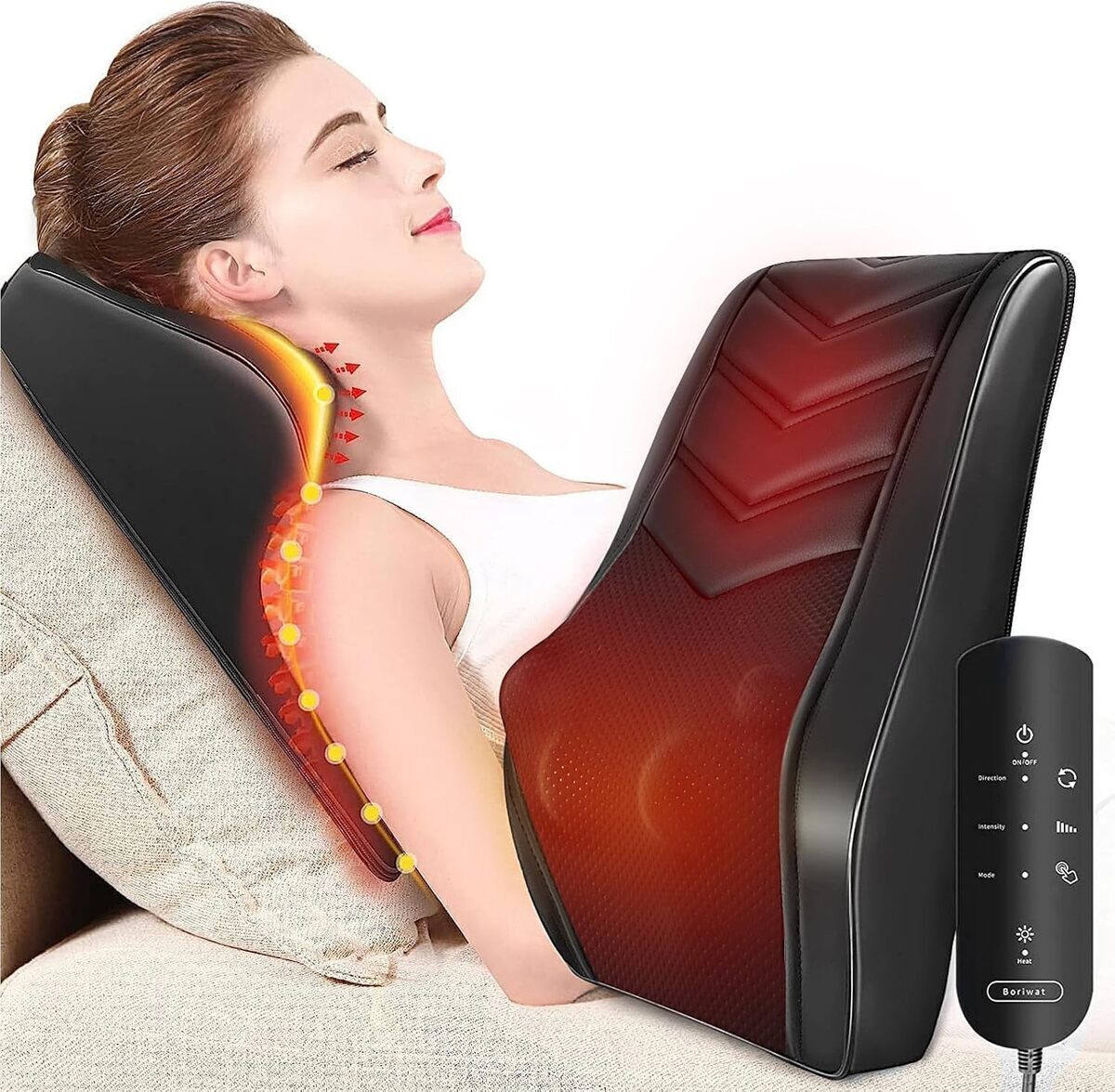 Test du masseur shiatsu Boriwat avec chaleur