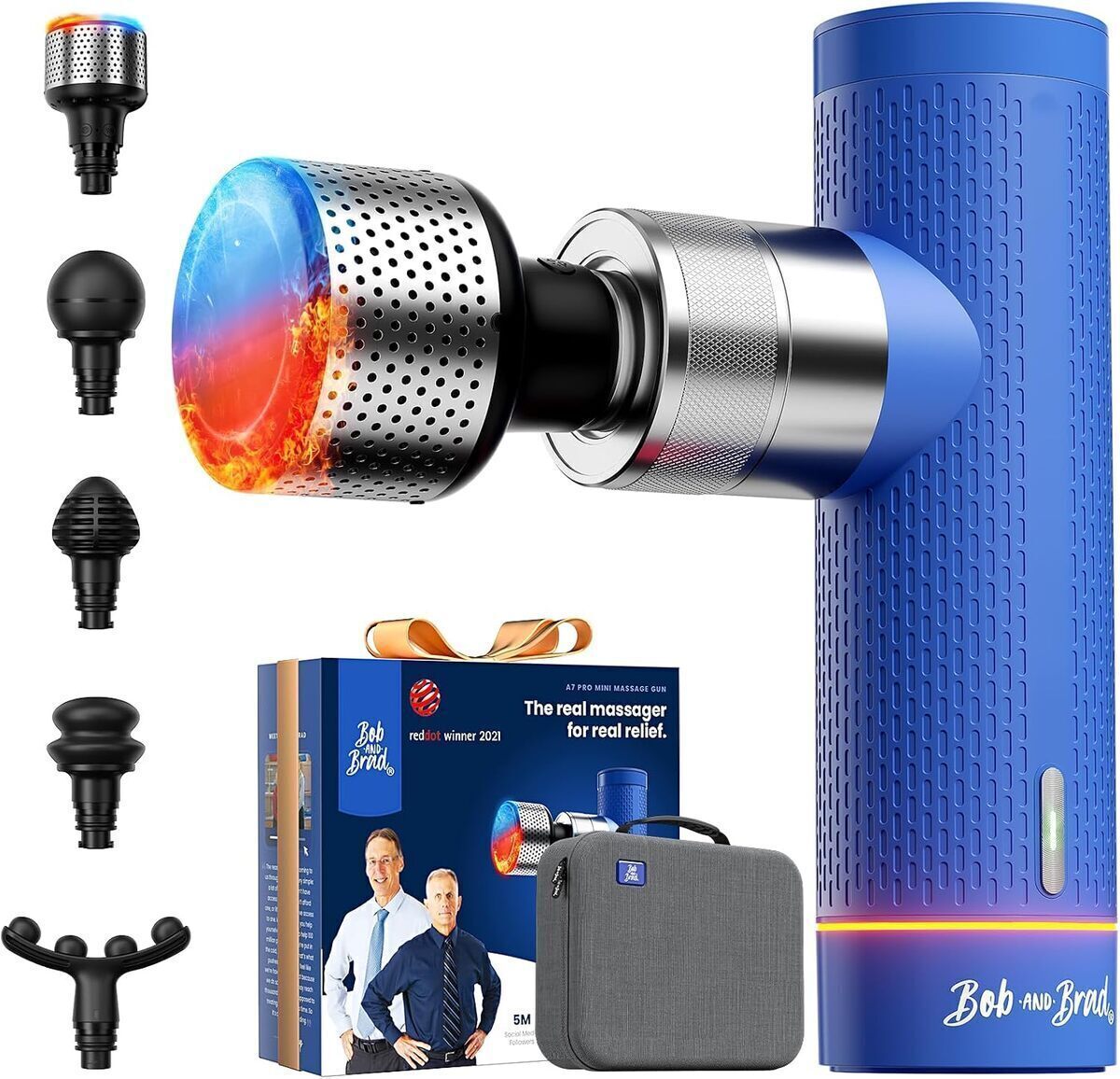 Test du pistolet de massage chauffant Bob and Brad A7 Pro