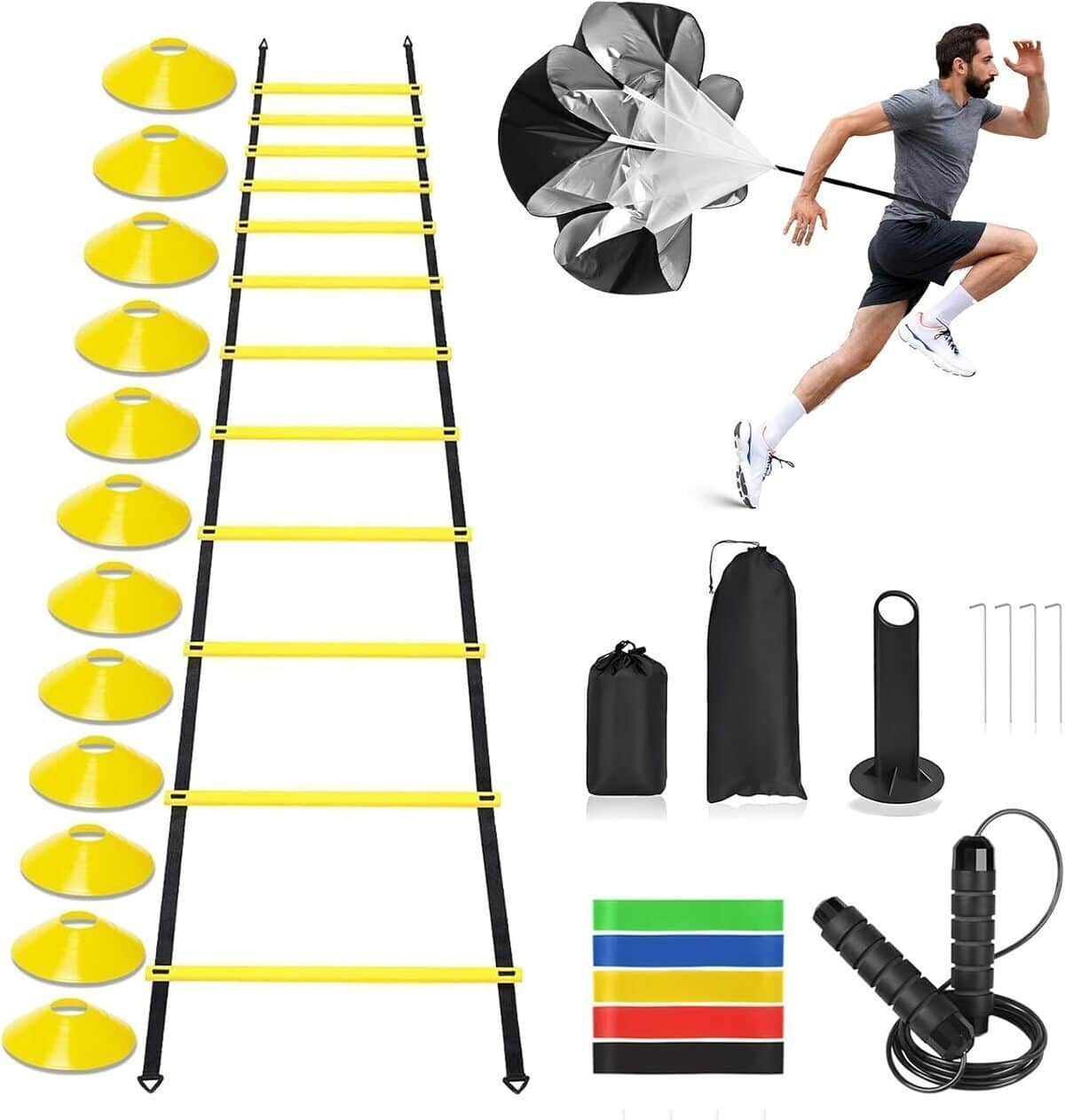 Test : équipement d'entraînement agilité Chiwallo complet