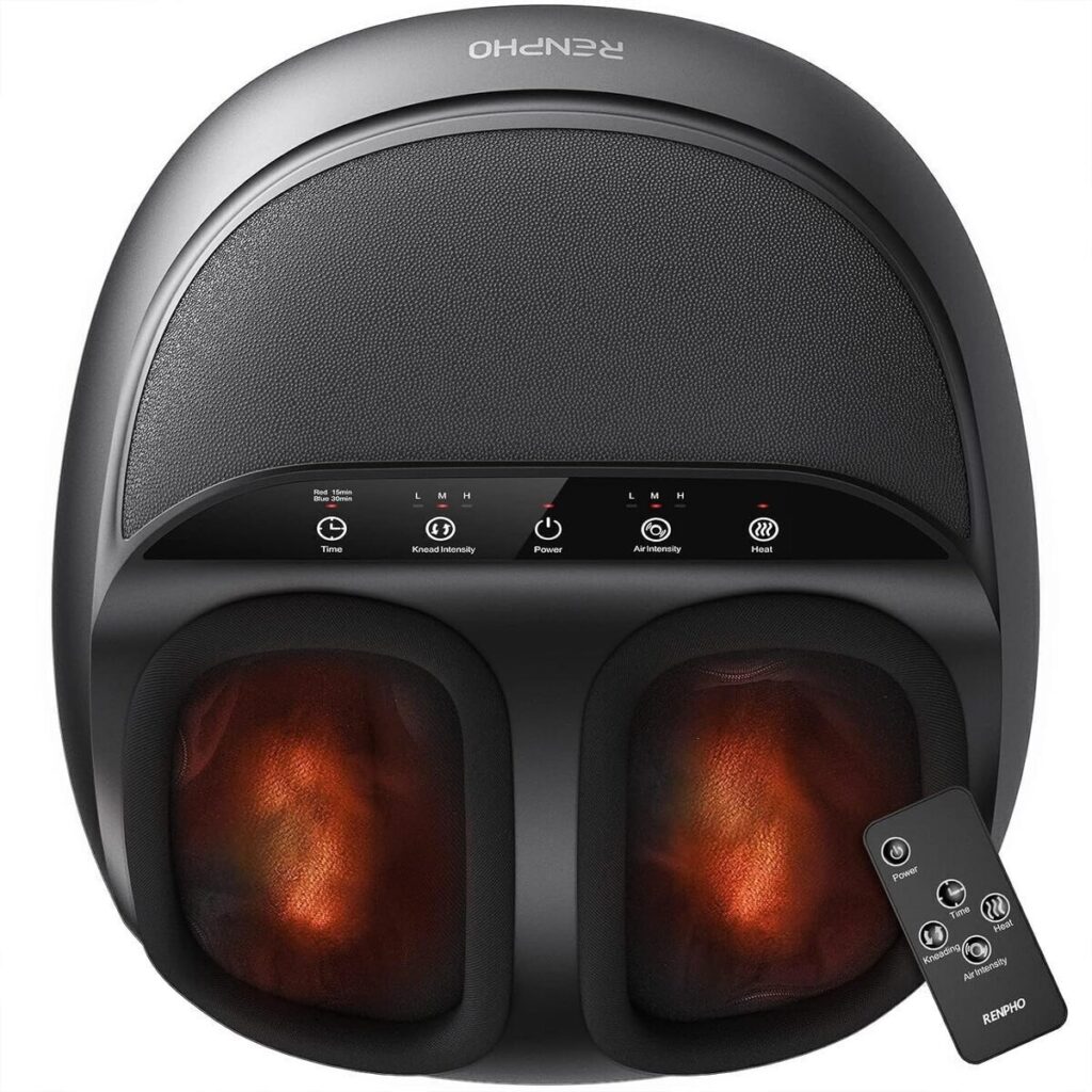 Test : rENPHO masseur de pieds 2026 chauffant et shiatsu